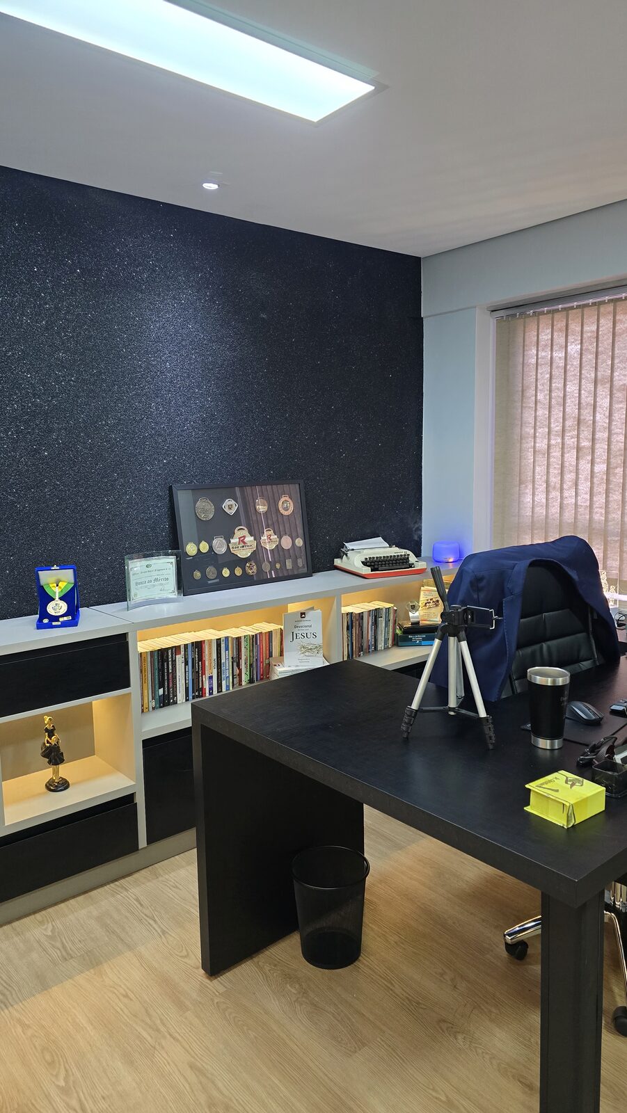 Ambiente de atendimento do escritório